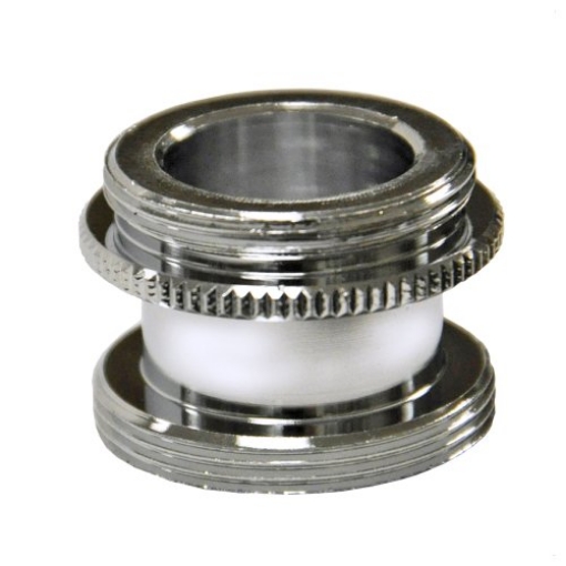 Picture of DANCO INC 9D00010517 Danco 10517 9D000 Chrome Male Aerator Adapter for Speakman Faucets, 15/16"-27M X 55/64"-27M, Brass (EA)
