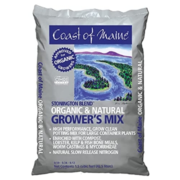 Picture of Coast Cutlery Co ST1500 Coast of Maine CMSBO15 Stonington Blend Organic Growers Potting Soil Mix with All Natural Oceanic Ingredients for Planters and Pots, 1.5 Cubic Feet (EA)