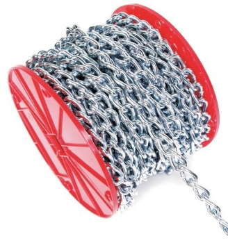 Picture of Koch Industries 717926 Koch 717926 Machine Twist Chain, Trade Size 2/0 by 75 Feet, Zinc Plated (EA)