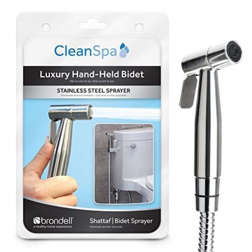 Picture of BRONDELL INC CSL-40 Brondell CSL-40 CleanSpa Luxury Hand Held Bidet Shattaf Sprayer, Silver (EA)