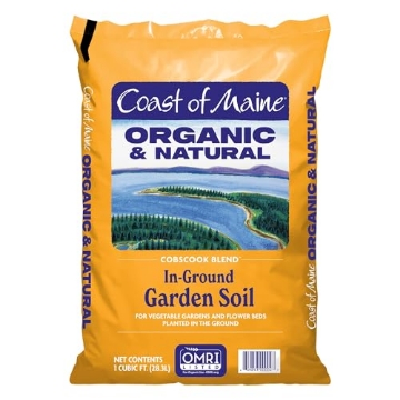 Picture of Coast Cutlery Co CO1000 Coast of Maine Organic & Natural Cobscook Blend In-Ground Garden Soil - Multi-Use In Ground Garden Soil with Compost & Sphagnum Peat Moss - Annual & Perennial Flower Beds, or Lawn Care (1 cu ft) (EA)