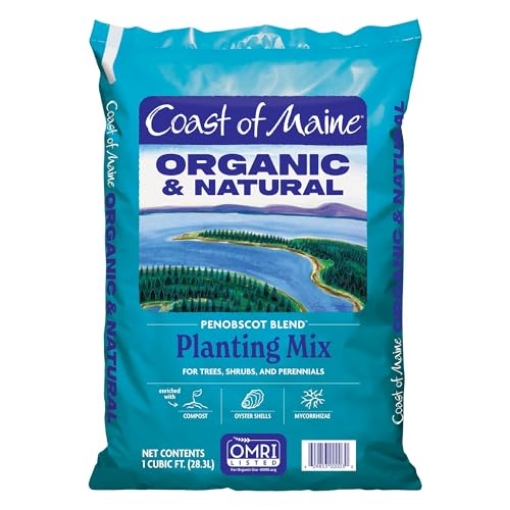 Picture of Coast Cutlery Co PE1000 Coast of Maine Penobscot Blend (1 cu ft) Organic and Natural Planting Mix for Trees, Shrubs and Perennials (EA)