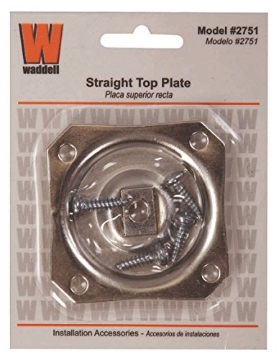 Picture of WADDELL MANUFACTURING CO. 2751 Waddell Straight Top Hardware Plate, (EA)