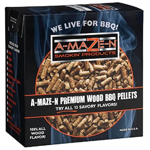 Picture of A-MAZE-N AZPLT060240128 A-MAZE-N AMNP2-STD-0006 100% Premium Wood BBQ Smoker Pellets, Hickory, 2 Pounds (EA)