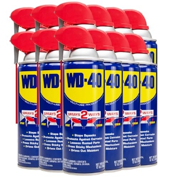 Picture of WD-40 Company 490057 WD-40 Original Formula, Multi-Use Product with Smart Straw Sprays 2 Ways,12 OZ [12-Pack] (CT-12-EA)