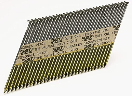 Picture of SENCO FASTENING SYSTEMS KC29APBX Senco 16 Ga. Smooth Shank Angled Strip Framing Nails 3-1/2 in. L x 0.131 in. Dia. 2,500 pk (EA)