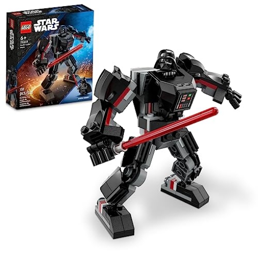 Picture of Lego 75368 LEGO Star Wars Darth Vader Mech 75368 Buildable Star Wars Action Figure, This Collectible Star Wars Toy for Kids Ages 6 and Up Features an Opening Cockpit, Buildable Lightsaber and 1 Minifigure (EA)