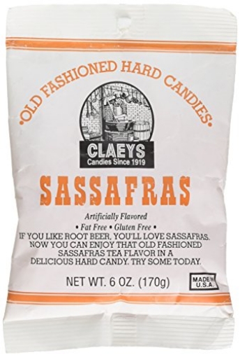 Picture of CLAEYS CANDY INC 641 Claey's, Old Fashioned Hard Candy Sassafras, 6 Ounce Bag (EA)
