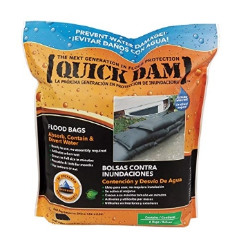 Picture of QUICK QUALITY CABINETS QD1224-6ES Quick Dam QD1224-6ES 24 X 12 Black Flood Bags 6 Count (EA)