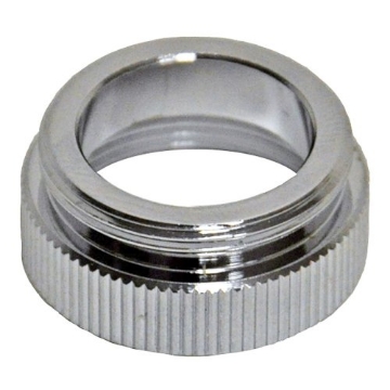 Picture of DANCO INC 9D00010526 Danco 10526 Female/Male Faucet Aerator Adapter, 55/64"-27M x 13/16"-27F Female, Chrome (EA)