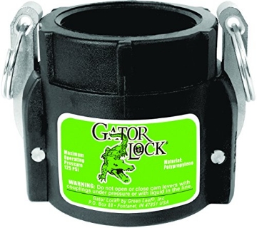 Picture of GREEN LEAF 150D Green Leaf GLP 150 D NL Series Polypropylene Gator Lock Cam Lever Coupling, Non-Locking, 1 1/2" Female Coupler/Female Thread (EA)