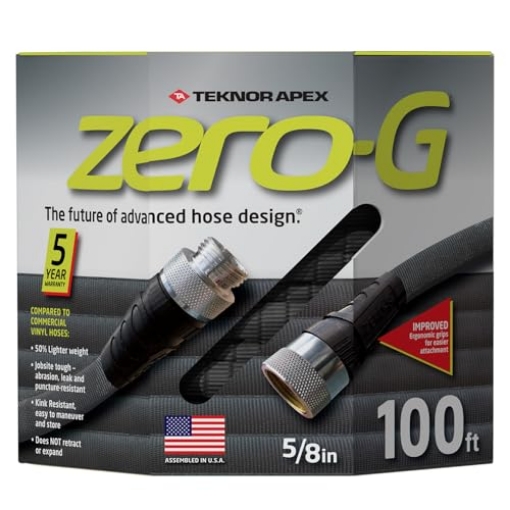 Picture of TEKNOR APEX 4001-100 zero-G 4001-100 Garden Hose, 5/8" x 100', Gray (EA)
