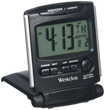 Picture of WESTCLOX(R) 72028 Westclox 72028 Travel Alarm Clock, Bluelight LCD (EA)