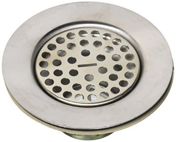 Picture of THE KEENEY MANUFACTURING COMPANY 1376PC Keeney 1376PC Wide Flange Strainer Stainless Steel Grid, 4-1/2", Polished Chrome (EA)