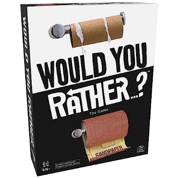 Picture of SPIN MASTER GAMES 6066890 Spin Master Games, Would You Rather? Funny Party Card Game for College, Friendsgiving, Birthdays, & More, for Teens & Adults, 3-6 Players, for Ages 14 & Up (EA)