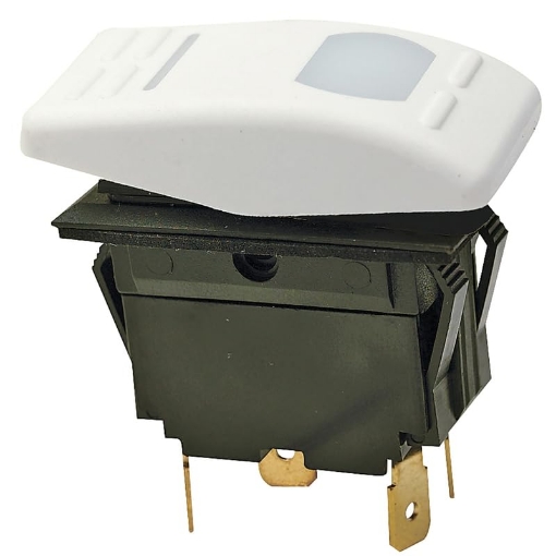 Picture of ATTWOOD MARI 11011 SEACHOICE 8505398 Rocker Switch Polycarbonate for Boat White (EA)