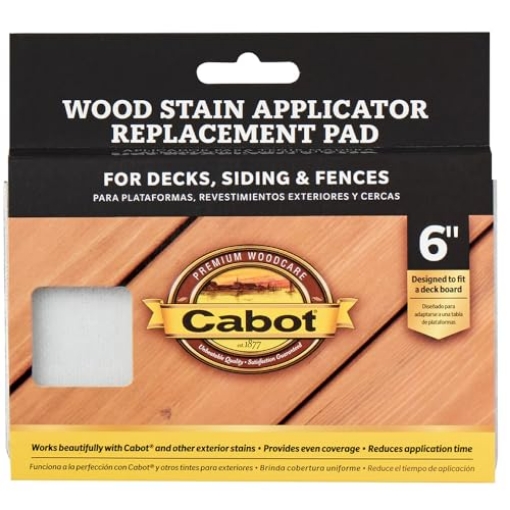 Picture of CABOT SAMUEL INC 140756610 Valspar APPLICATOR Stain REPL PAD 6IN 140756610 (EA)