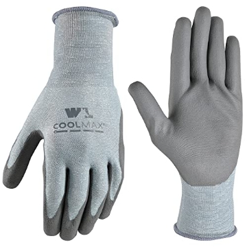 Picture of WELLS LAMONT 499L Wells Lamont Men's COOLMAX PU Coated Work Gloves, Large (499L) (EA)