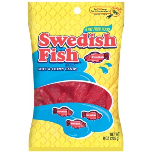 Picture of SWEDISH FISH AMC1506211 Swedish Fish AquaLife Soft and Chewy Candy, 7.2-Ounce Bags (Pack of 12) (PK-12-EA)