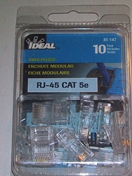 Picture of IDEAL(R) 85-147 Ideal 85-147 Modular Plug, Cat 5E Rj-45/Rj-11 Module, 8 Ports 10PK (EA)