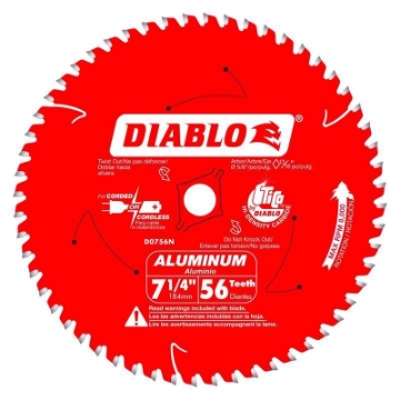 Picture of Diablo D0756N Diablo 7-1/4 X 56 Non Ferrous/Plastic (EA)