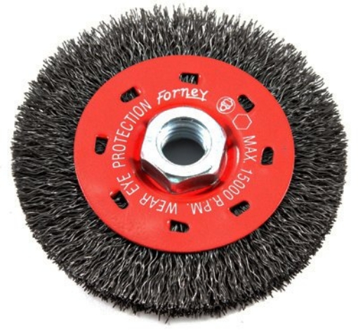 Picture of FORNEY INDUSTRIES INC 72788 Forney 4 in. Crimped Wire Wheel Brush Metal 15000 rpm 1 pc. (EA)