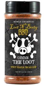 Picture of LOOT N BOOTY OW85508 Loot N Booty BBQ - Gimme The Loot - Spicy Maple Pecan - 12.5 oz (EA)