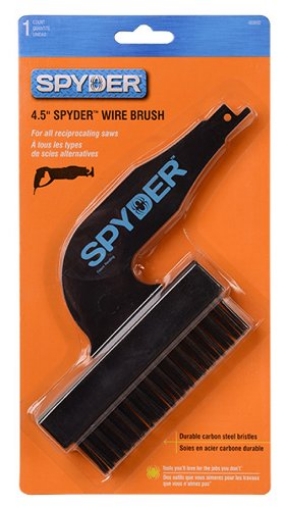 Picture of Spyderco 400002 Spyder Products 400002 4.5 in. Wire Brush for Reciprocating Saws (EA)