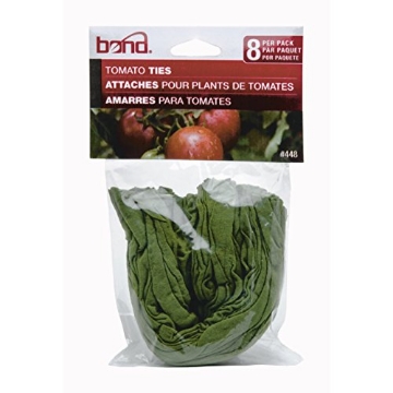 Picture of Bond Manufacturing 448 Bond Manufacturing 448 Tomato Ties 8-Pack (case of 12), Green (EA)
