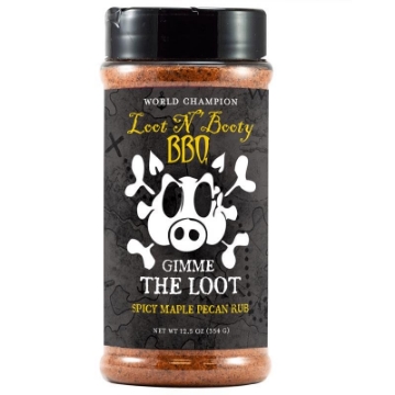 Picture of LOOT N BOOTY OW85512 Loot N Booty BBQ - Priate's Pleasure Sweet Butter Rum Rub - 12.9 oz (EA)