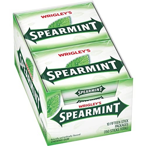 Picture of Wrigleys 29031 Wrigleys Spearmint, 15-Count (Pack of 10) (PK-10-EA)