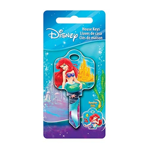 Picture of HILLMAN 87655 Hillman Fasteners Howard Keys House Key Themed Disney Sc1 Ariel and Friends (PK-5-EA)