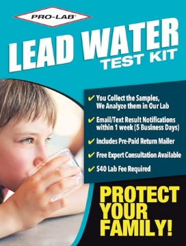 Picture of Pro Lab LW107 PRO-LAB Lead in Drinking Water Test Kit - Same kit used by Home Inspectors. You collect the sample, we analyze it. Results emailed within 1 week. $40 lab fee required for EPA Certified Lab analysis. (EA)