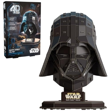 Picture of 4D BUILD 6068747 4D Build Star Wars Darth Vader Cardstock 3D Model Kit, Star Wars Gifts, Toys Desk Décor for Fans & Collectors, 83 Pieces, 3D Puzzles, Gift Ideas for Ages 12 & Up (EA)
