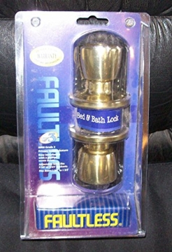 Picture of FU HSING AMERICAS INC TS710B Faultless Tulip Polished Brass Metal Privacy Knob 3 Grade Right Handed (EA)