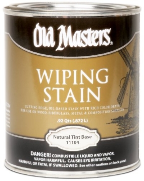 Picture of DIAMOND VOGEL INC 11104 Old Masters Semi-Transparent Natural Tint Base Oil-Based Wiping Stain 1 qt. (PK-4-EA)