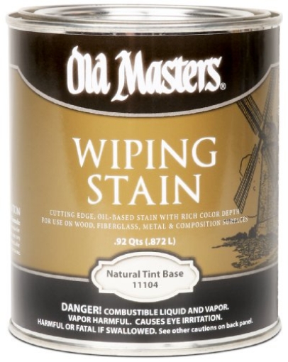 Picture of DIAMOND VOGEL INC 11104 Old Masters Semi-Transparent Natural Tint Base Oil-Based Wiping Stain 1 qt. (PK-4-EA)