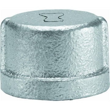 Picture of ANVIL INTERNATIONAL 8700132908 Anvil 8700132908, Malleable Iron Pipe Fitting, Cap, 2" NPT Female, Galvanized Finish (EA)