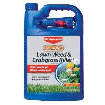 Picture of SBM LIFE SCIENCE CORP 704130A BioAdvanced All-In-One Lawn Weed and Crabgrass Killer I, Ready-to-Use, 1 Gal (EA)