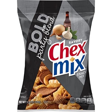 Picture of GNM 693414 Chex Mix Snack Mix, Savory Bold Party Blend, 3.75 oz Bag (PK-8-EA)