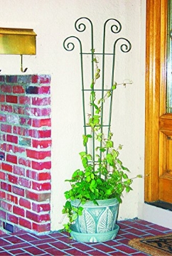 Picture of PANACEA PRODUCTS 89631 Panacea Trellis 3/8" X 16" X 48" Round Steel Black (EA)