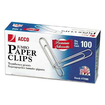 Picture of ACCO Brands Corporation A7072500G ACCO Premium Paper Clips (PACK-10-PK-1000-EA)