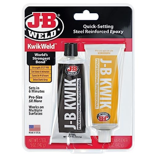 Picture of J B Weld 8271 J-B Weld 8271 KwikWeld Professional Size Steel Reinforced Epoxy Twin Pack - 10 oz. (EA)