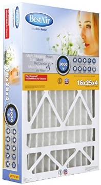 Picture of FREUDENBERG FILTRATION TECHNOLOGIES HW1625-13R RPS PRODUCTS BestAir 16 in. H x 25 in. W x 4 in. D 13 MERV Air Filter (PK-3-EA)