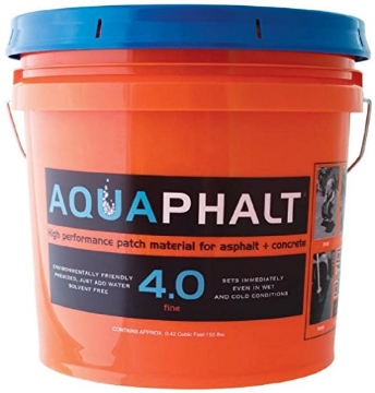Picture of ROADSTONE PRODUCTION LLC AQUAPHALT 4.0 Aquaphalt 4.0 Black Water-Based Asphalt and Concrete Patch (3.5 Gallon) (EA)