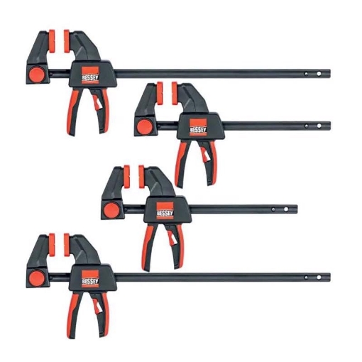 Picture of Bessey RES4PK BESSEY Trigger Clamp Set Containing 2 Each of EHKM06 and EHKM12 (4-Piece) RES4PK (EA)