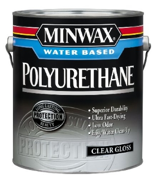 Picture of Minwax 710310000 Minwax Transparent Gloss Clear Deep Base Latex Oil-Modified Polyurethane 1 gal. (PK-2-EA)