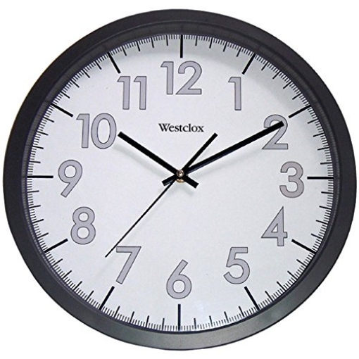 Picture of WESTCLOX(R) 32067 NYL HOLDINGS LLC/WESTCLOX RND Office Clock, 14" Round (EA)