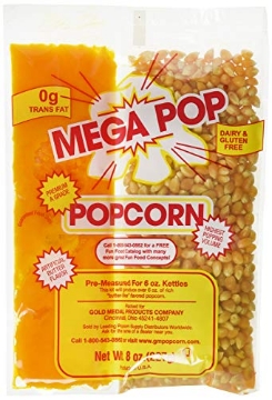Picture of GOLD MEDAL 2836 Gold Medal Popcorn Kit Coconut, 8oz kit for 6 Oz popper, 36 count (PK-36-EA)