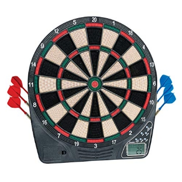 Picture of FRANKLIN 3643 Franklin Sports Electronic Dart Board Sets - Soft Tip Electric Dartboard With Digital Scoreboard - (6) Darts Included, 15" (EA)